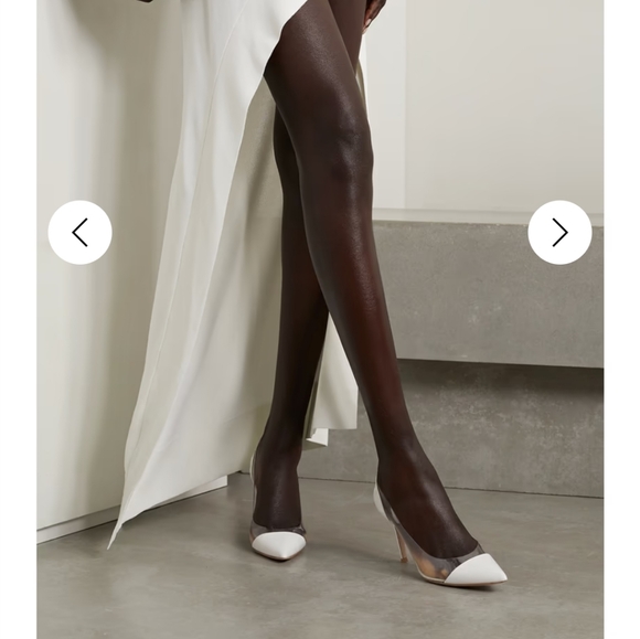 GIANVITO ROSSI PVC/LEATHER PUMPS - Picture 2 of 14